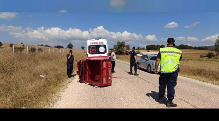 Bilecik'te elektrikli bisikletin devrilmesi sonucu 2 kii yaraland