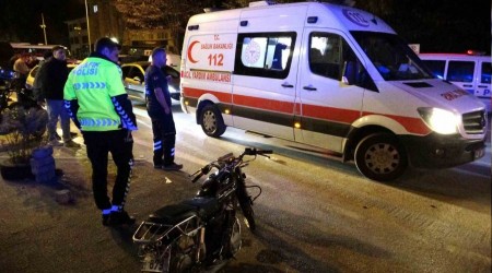 Ktahya'da otomobil ile motosiklet arpt: 2 yaral