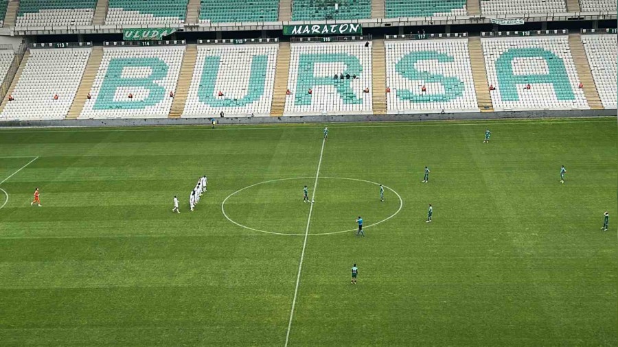 Vanspor FK oyuncularndan Bursaspor manda protesto